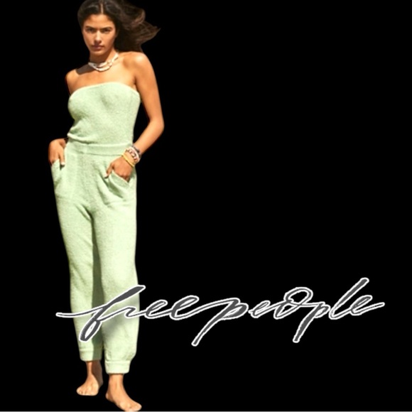 Free People Pants - Free People FP Beach Claire Terry Clothe Sleeveless Jumpsuit. Size XS